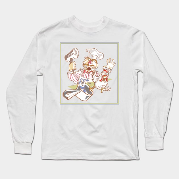 The Swedish Chef Long Sleeve T-Shirt by ActionNate